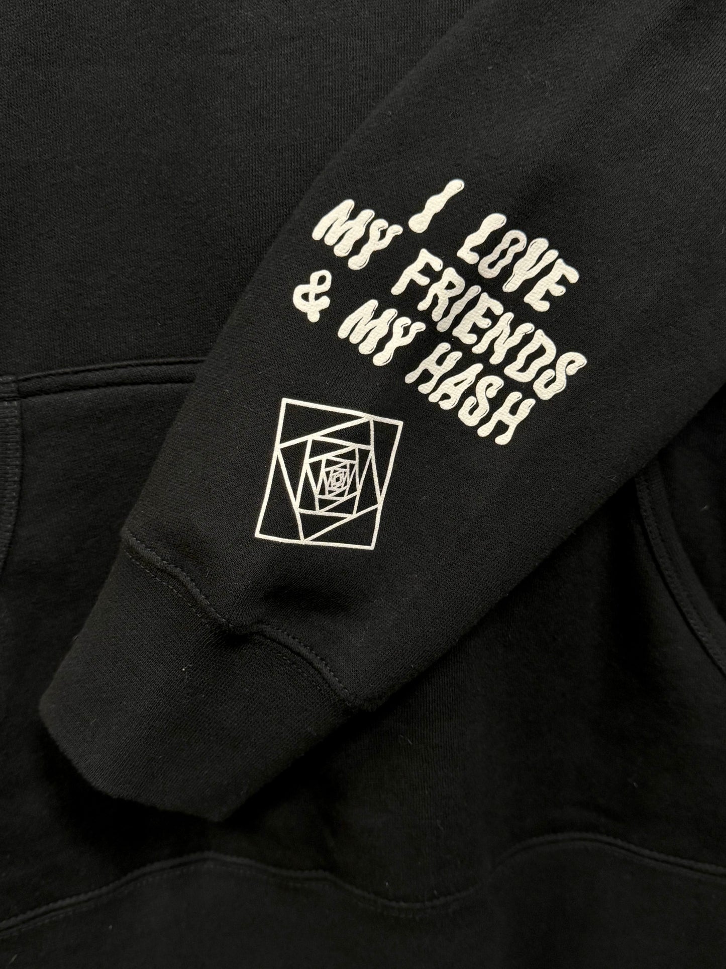 Sesh Crew | Black Pullover Hoodie |