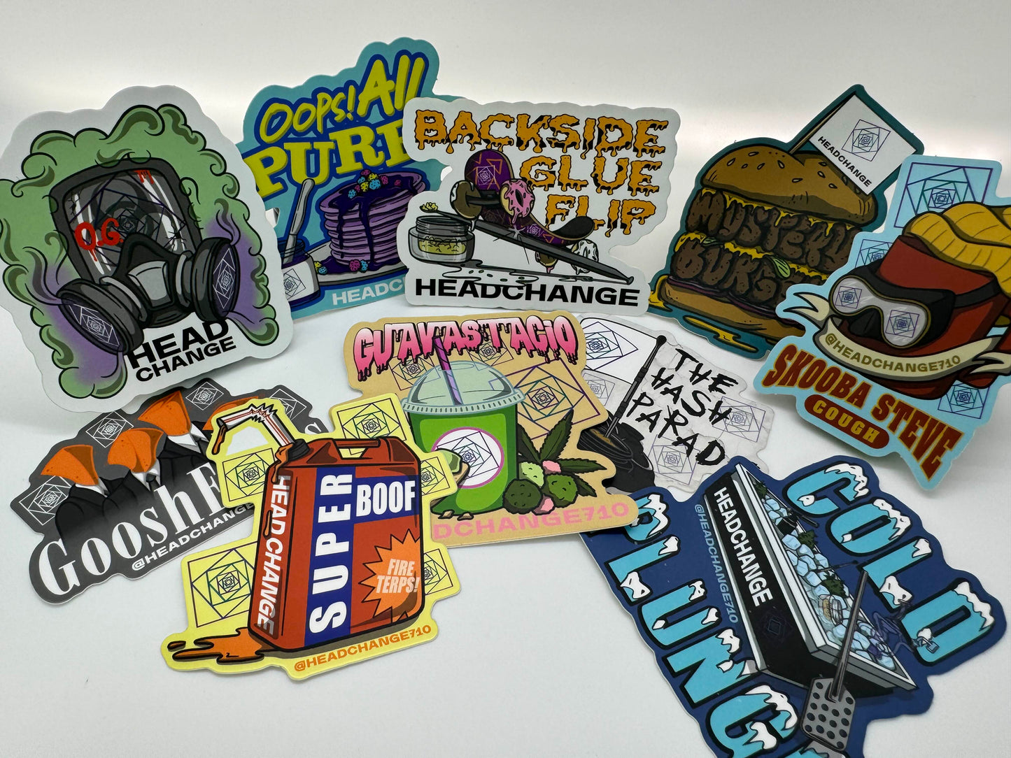HeadChange Sticker 5-Pack