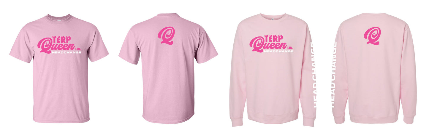 TERP QUEEN LTD| Pink Crew Neck (LS) |By HeadChange