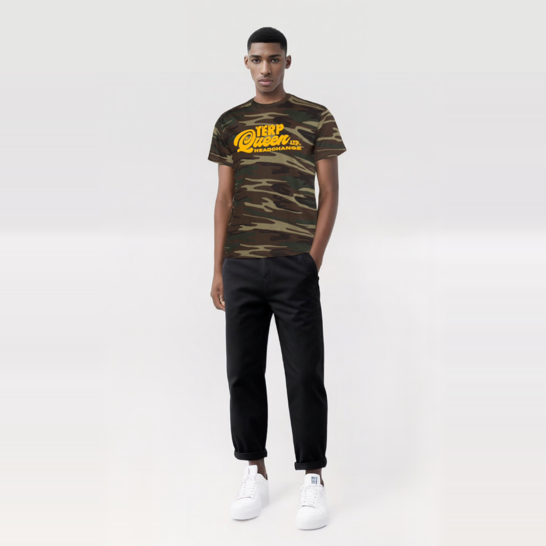 Terp Queen LTD Camo Short Sleeve Shirt| By HeadChange