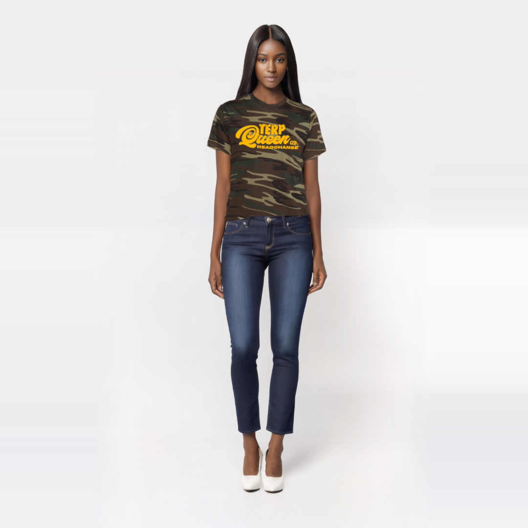 Terp Queen LTD Camo Short Sleeve Shirt| By HeadChange