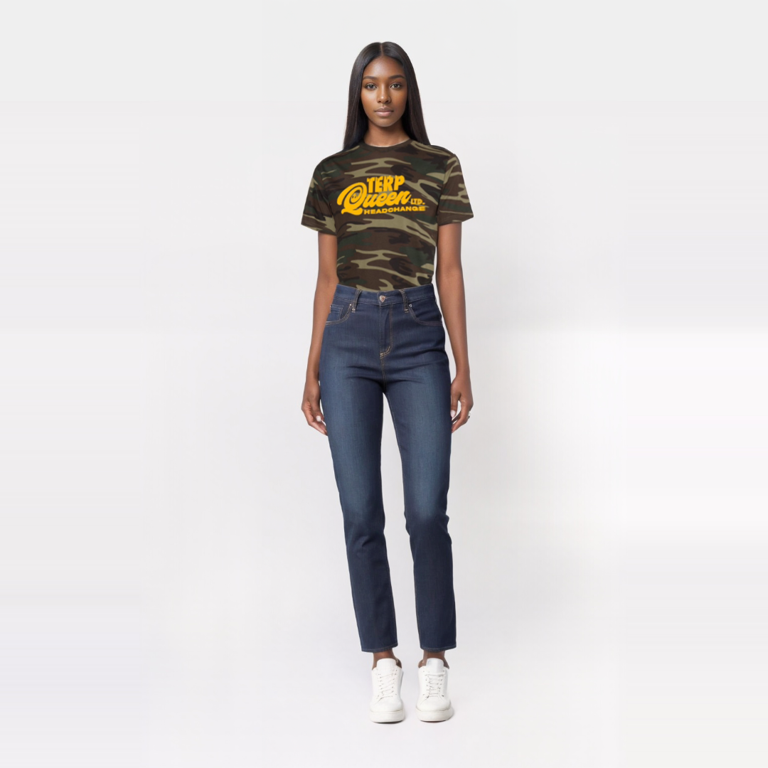 Terp Queen LTD Camo Short Sleeve Shirt| By HeadChange