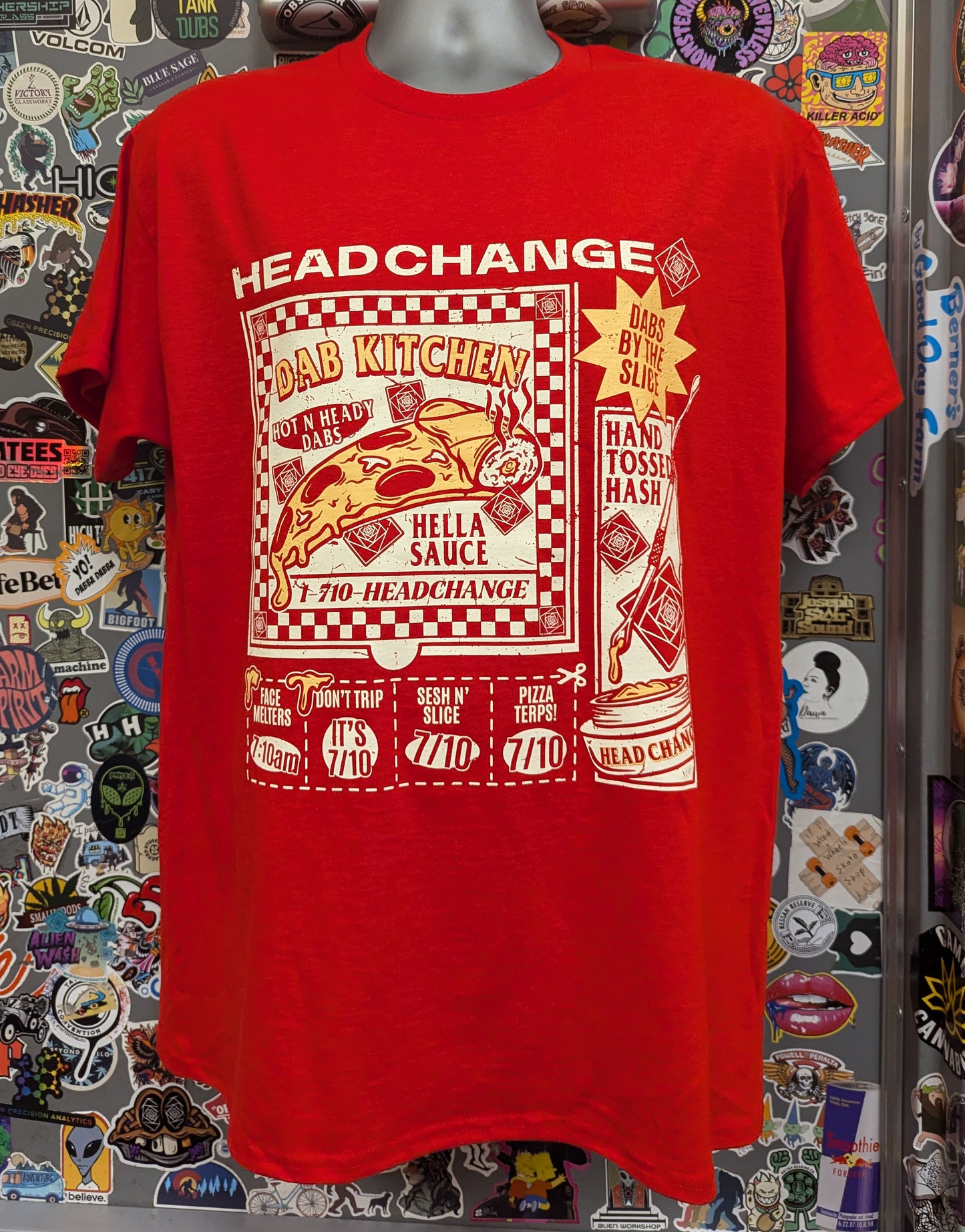 7/10 Dab Kitchen Tee 2024 - Red