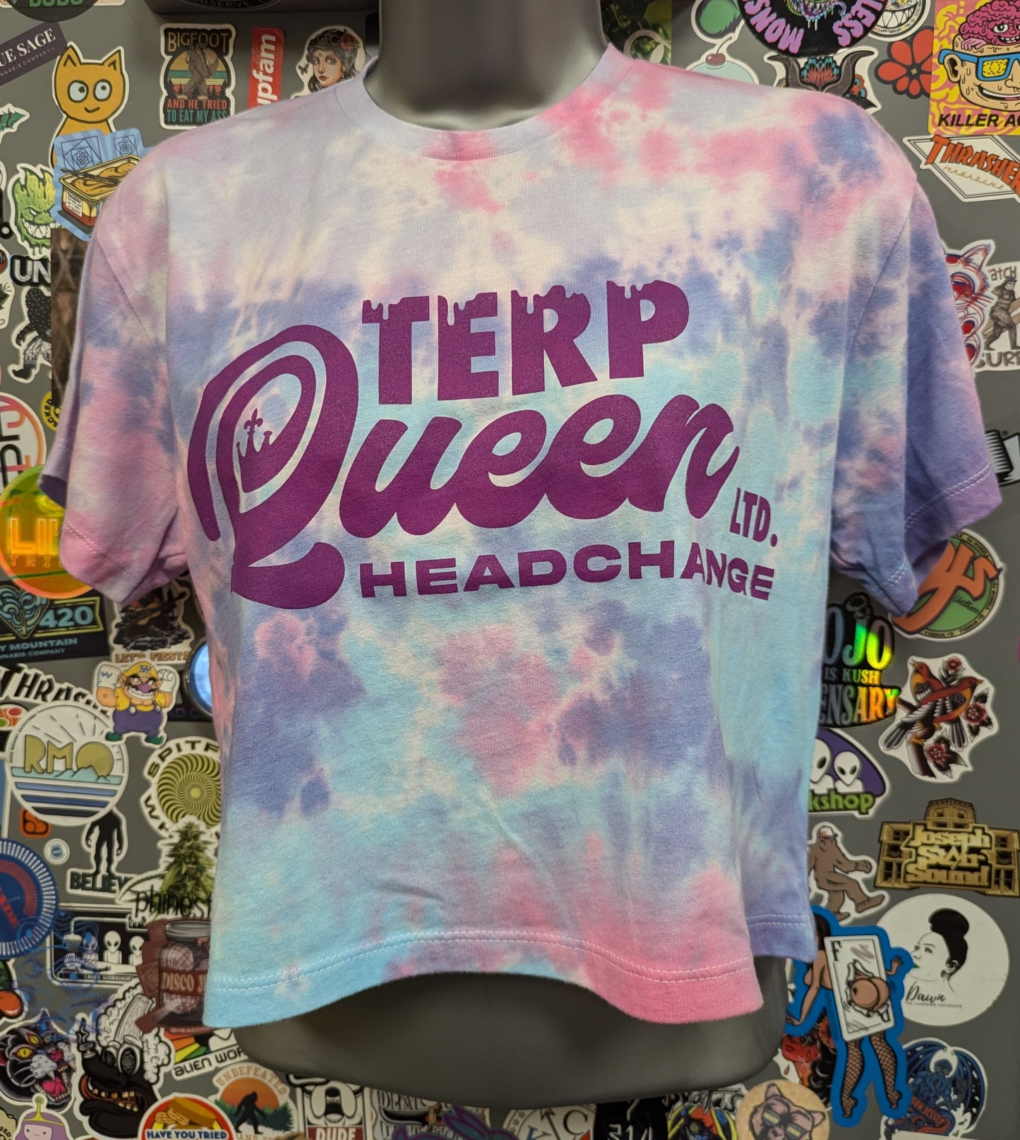 TERP QUEEN LTD | Crop-Tie-Dye |By HeadChange