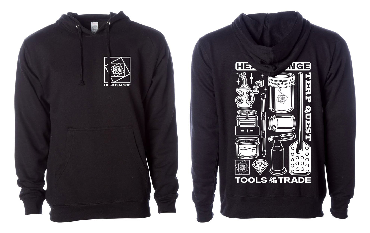 Tools of the Trade | Black Pullover Hoodie| By HeadChange